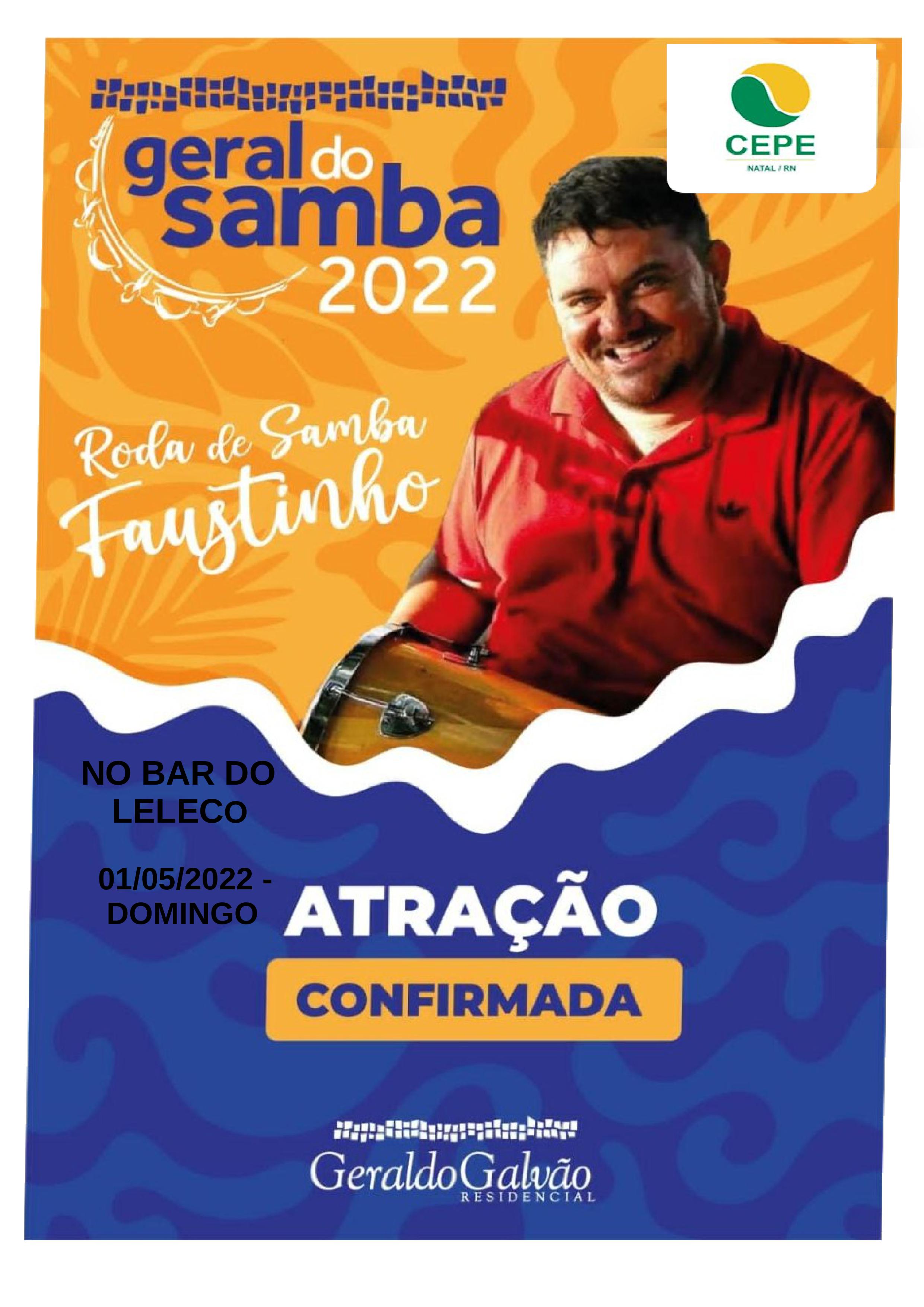 DOMINGUEIRA COM RODA DE SAMBA DO FAUSTINHO